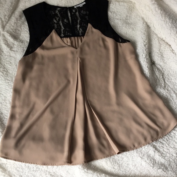 Black and Tan sleeveless top - Picture 6 of 8